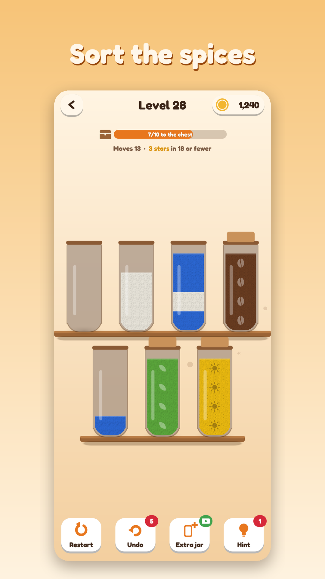 Spice Sort screenshot 1